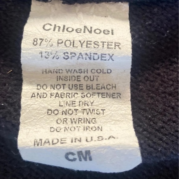 Chloe Noel Polartec Fleece Figure Skating Jacket with Rhinestones - Picture 5 of 6